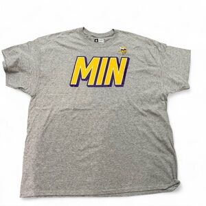 Gray MIN Graphic Men's T-Shirt 2XL football